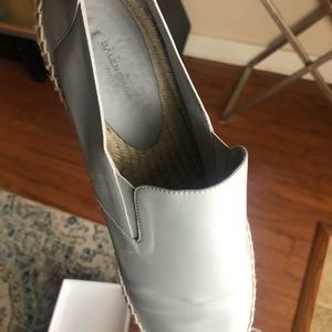 Balenciaga Mens espadrille in grey leather